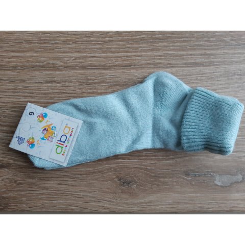 Detské vlnené ponožky Diba jednofarebné v.9