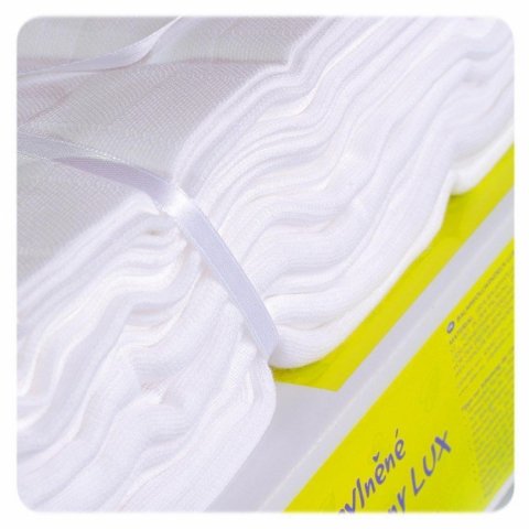 XKKO LUX bavlnené plienky 70x70 biele 10ks