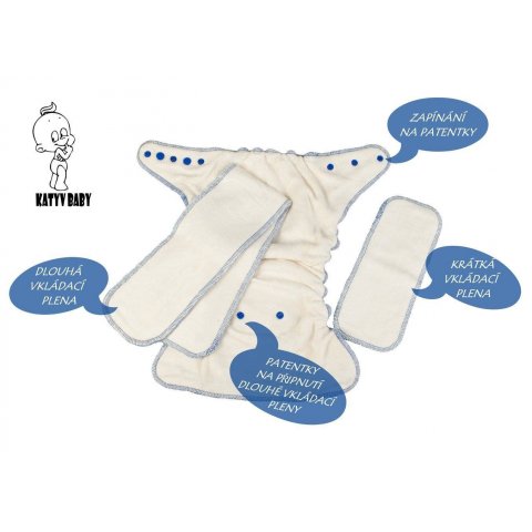 KATYV BABY denná plienka patentky